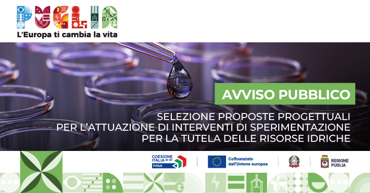 Approvazione Graduatoria Definitiva -  Avviso pubblico per la selezione di proposte progettuali finalizzate all’attuazione di interventi di sperimentazione nell’ambito della tutela delle risorse idriche
