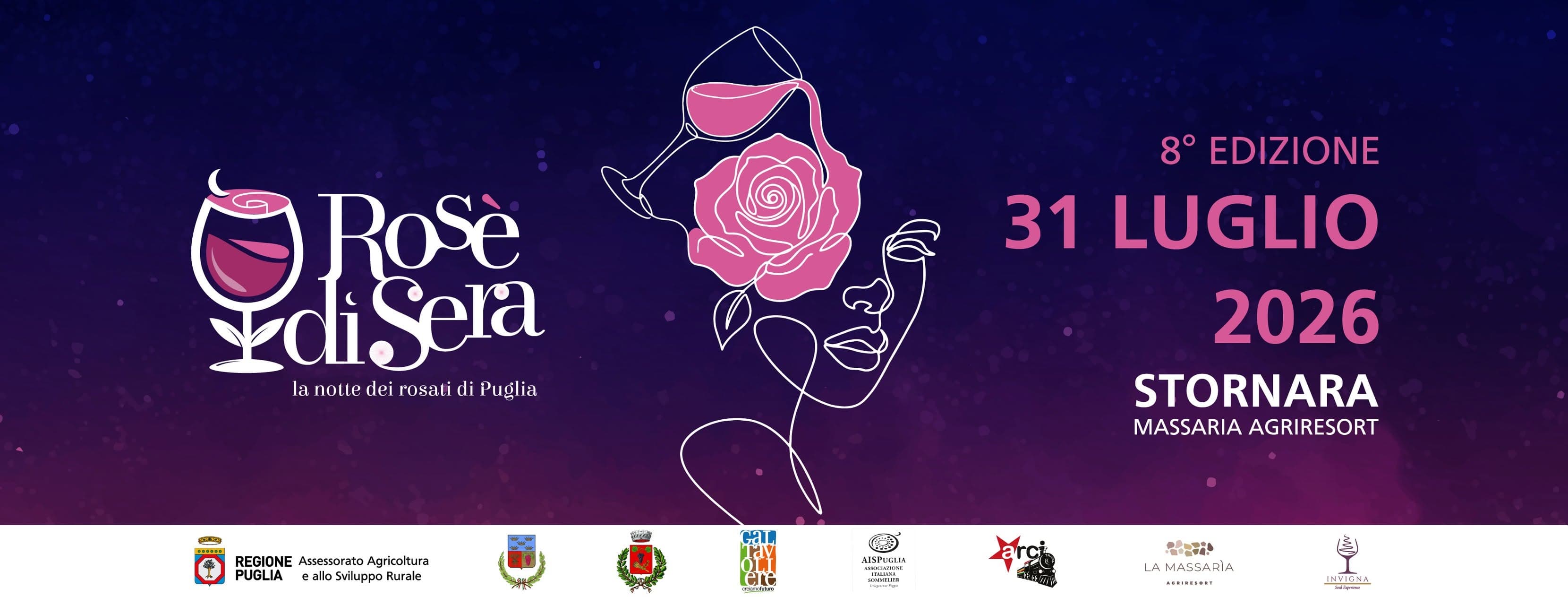 Rosè di Sera: a Stornara l'ottava edizione della Notte dei Rosati di Puglia