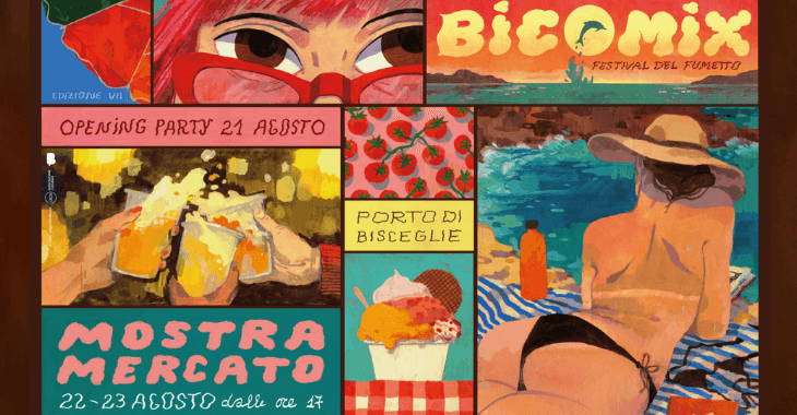 Dal 21 al 23 agosto Bisceglie torna a essere la capitale del fumetto con la settima edizione di BiComix