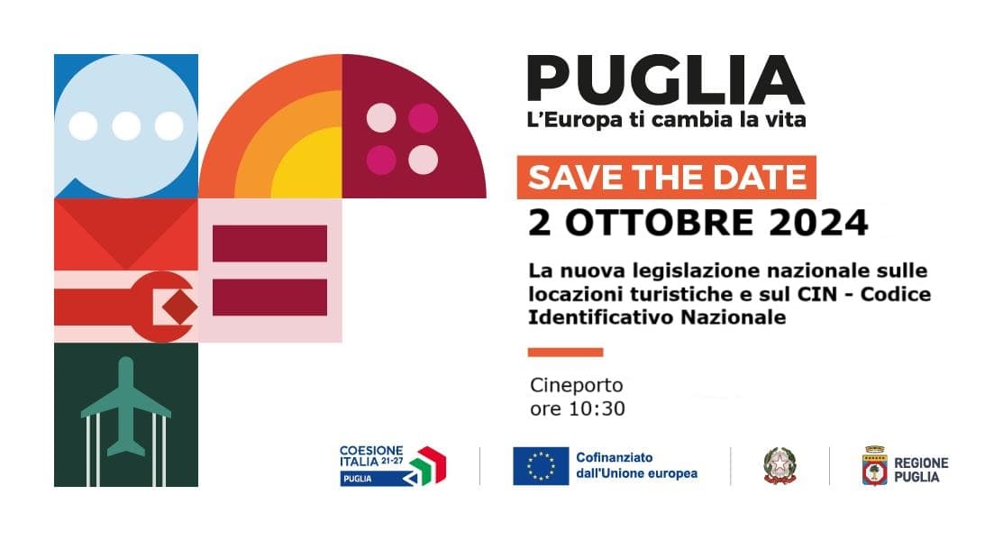 Fiera del Levante 2024: incontro su nuova normativa locazioni turistiche e CIN - Codice Identificativo Nazionale