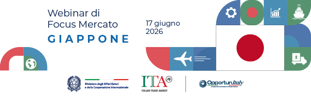 Iniziativa ICE - Webinar Focus Giappone: il 17 giugno approfondimento online sulle opportunità del mercato giapponese