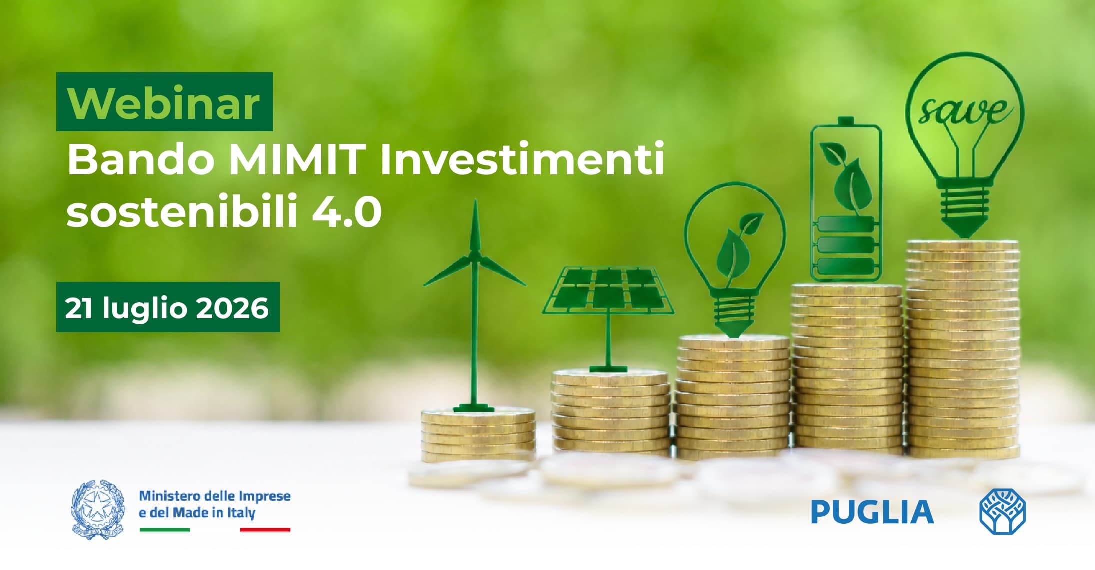 Transizione digitale e green: il 21 luglio un webinar sul nuovo bando MIMIT “Investimenti Sostenibili 4.0”
