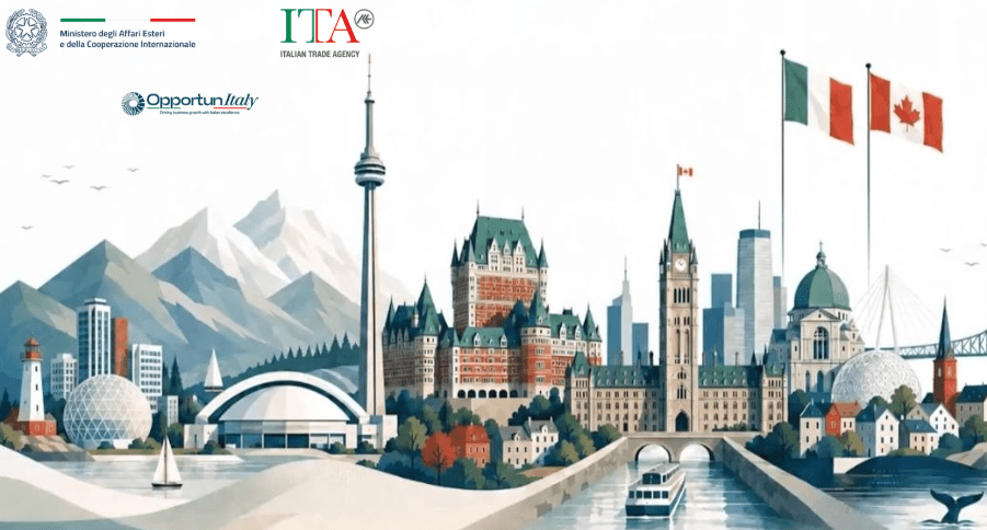 Iniziativa MAECI - ICE: Forum imprenditoriale Italia–Canada: aperte le adesioni all’evento di Toronto