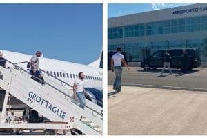 John Legend atterra in Puglia: eccolo all'aeroporto di Grottaglie