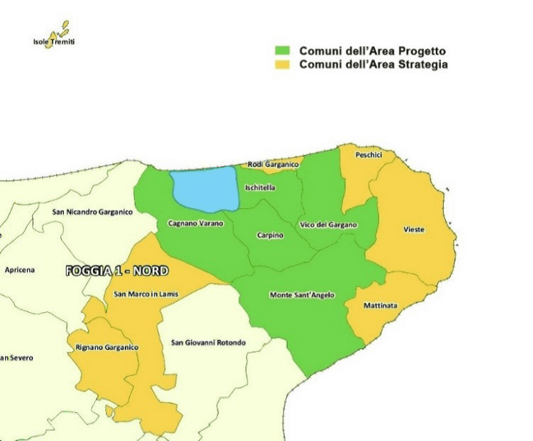PAC Puglia 2007 - 2013. Area Interna Gargano: approvazione del progetto esecutivo e dello schema di Disciplinare del Comune di Cagnano Varano