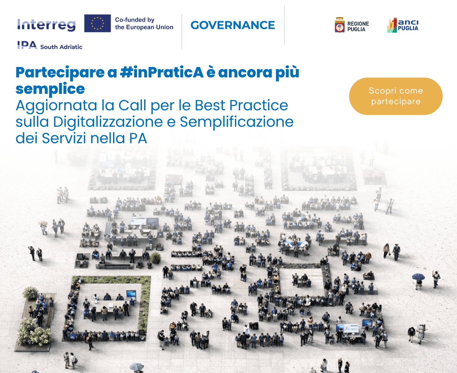#inPraticA si evolve: più semplice condividere le buone pratiche della PA pugliese