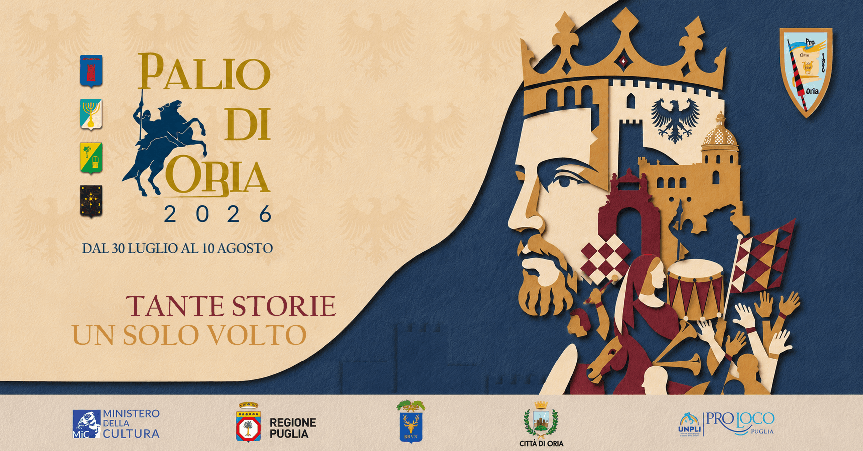 Oria torna nel Medioevo con il Palio 2026