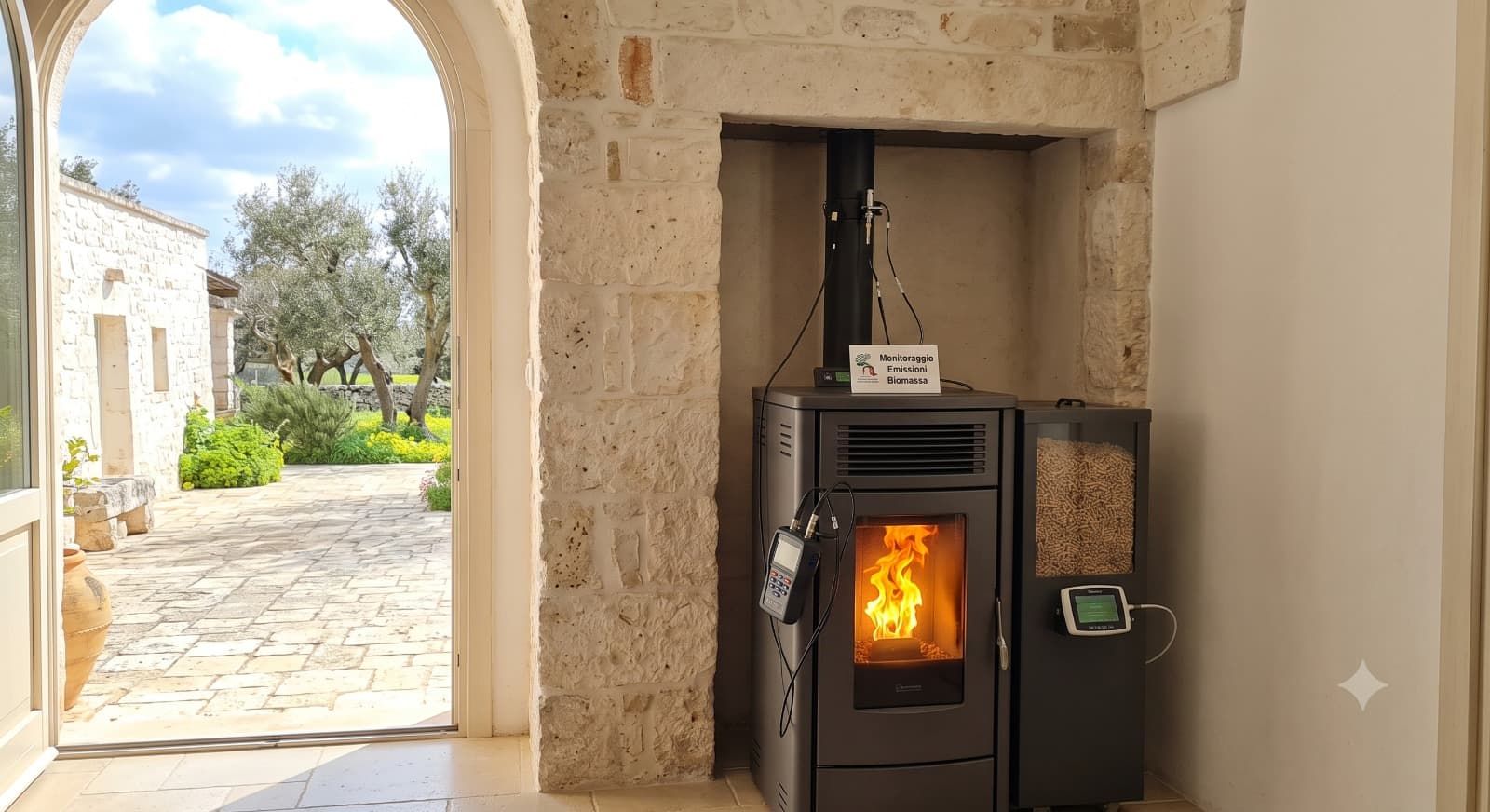 ARPA Puglia - indagine sul consumo di legna, pellets e altre biomasse nel riscaldamento domestico