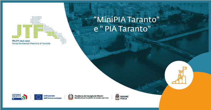 Avvisi “MiniPIA Taranto” e “PIA Taranto”: sospensione temporanea per la ricezione di nuove domande