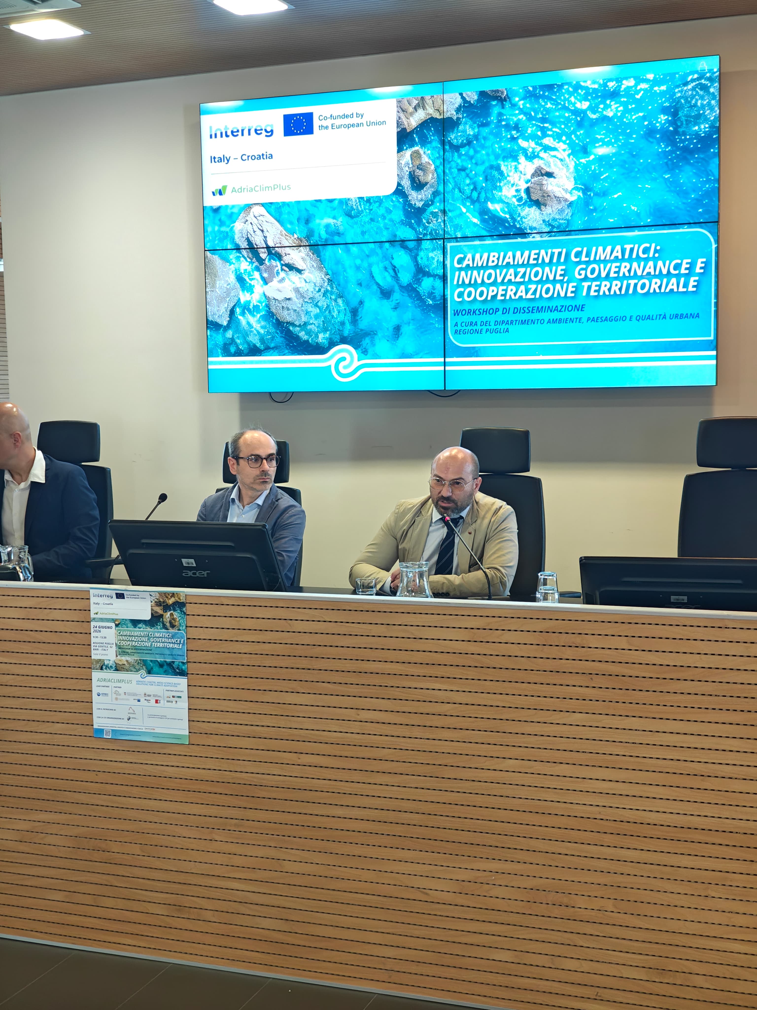 AdriaClimPlus: a Bari il workshop sui cambiamenti climatici, innovazione e cooperazione territoriale